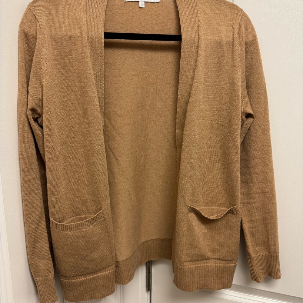 Verve Ami Women's Tan Cardigan Sweater